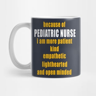 Pediatric Nurse Novelty Birthday Gift Idea Mug